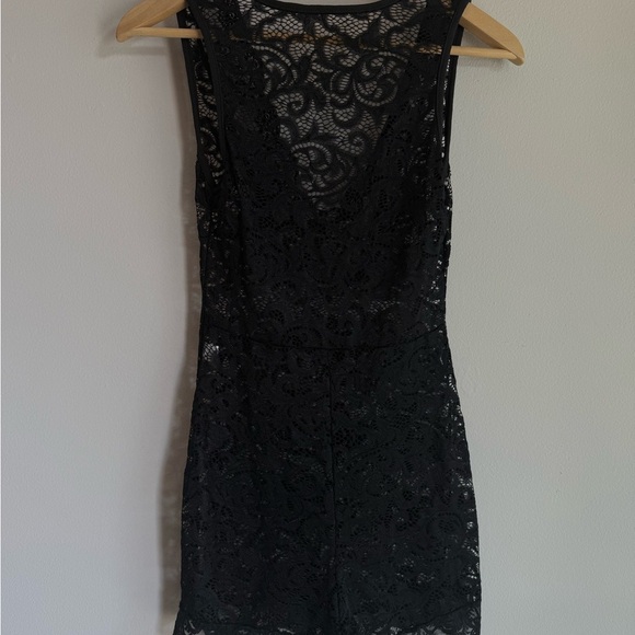 Elegant Black Lace Romper small - Picture 2 of 3